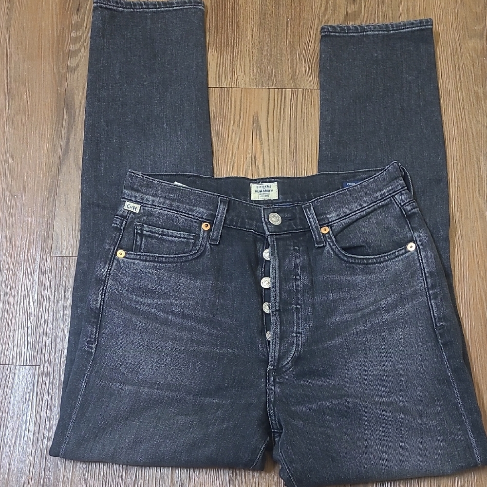 Citizens Of Humanity Dark Denim Jeans used good condition‎ zise 25 for women,s.